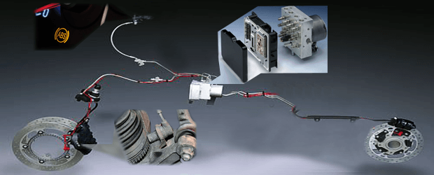 Устройство системы АБС